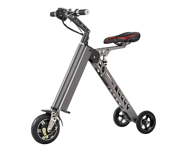 Freego Es-18 Three Wheels 36v Motor Brushless E Bike Folding Electric Motor Shot Trip Electric Trike Loading 120KG