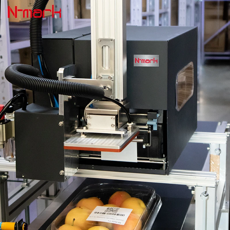 N-mark VT420  label printing machine small woven label machine flat labeling machine