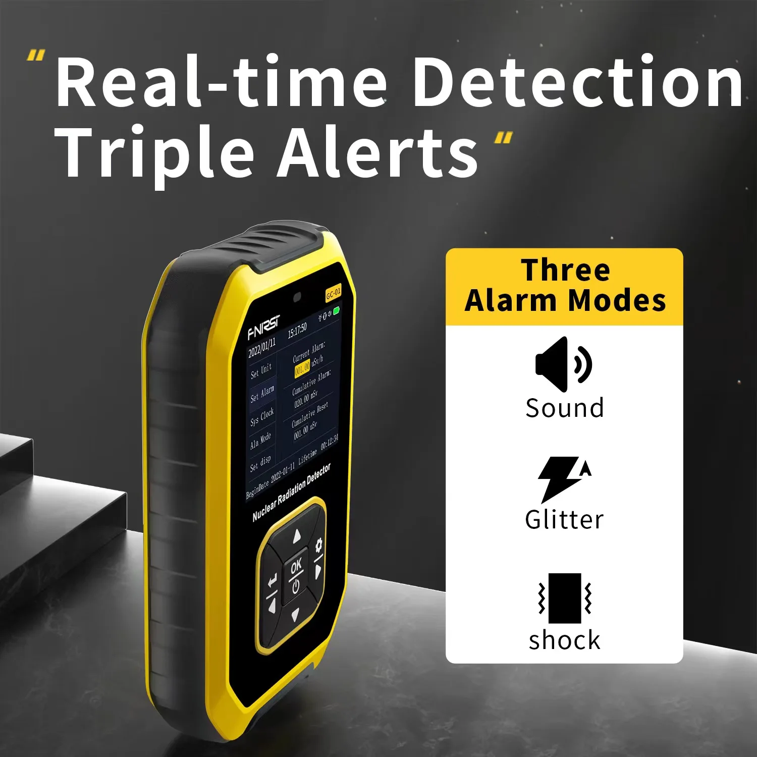 Nuclear radiation detector geiger counter nuclear radiation detector