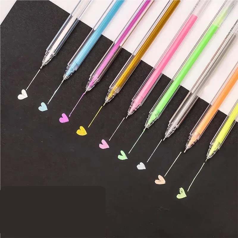 2024 Premium Soft Watercolor Brush Pen Flexible Tip Painting Brush Water Pens For Children Adult Black