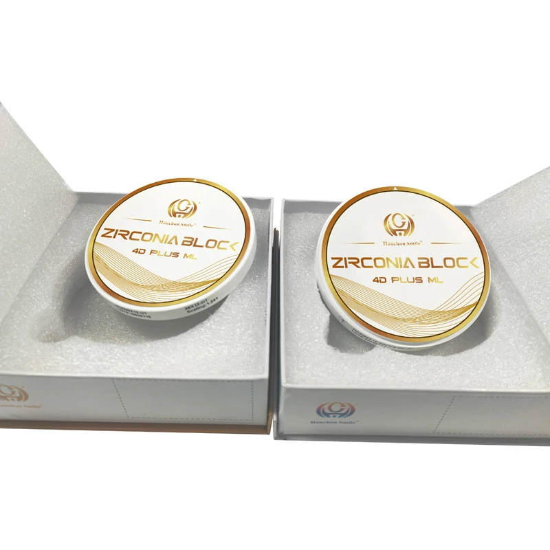 Made In China Denture Consumables Super High Translucency Zirconia Block 4D-Pro-ML Discs Used For Dental Laboratory