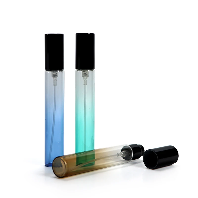 custom gradient color 15ml empty perfume bottle fragrance sample glass bottles