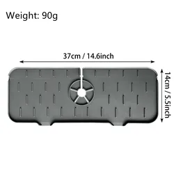 Silicone Kitchen Kitchenware Accessories Washers Faucet Absorbent Mat Faucet Handle Drip Catcher Tray Sink Splash Guard