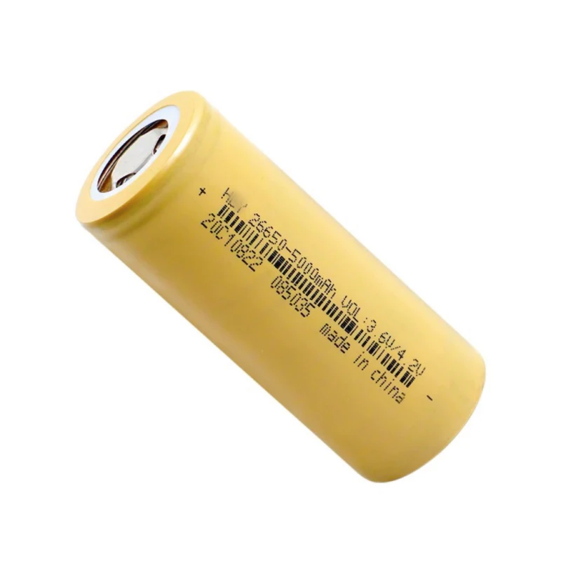 Hot sale 26650 5000mah battery 3.7v 5000mah rechargeable 26650 hly 26650