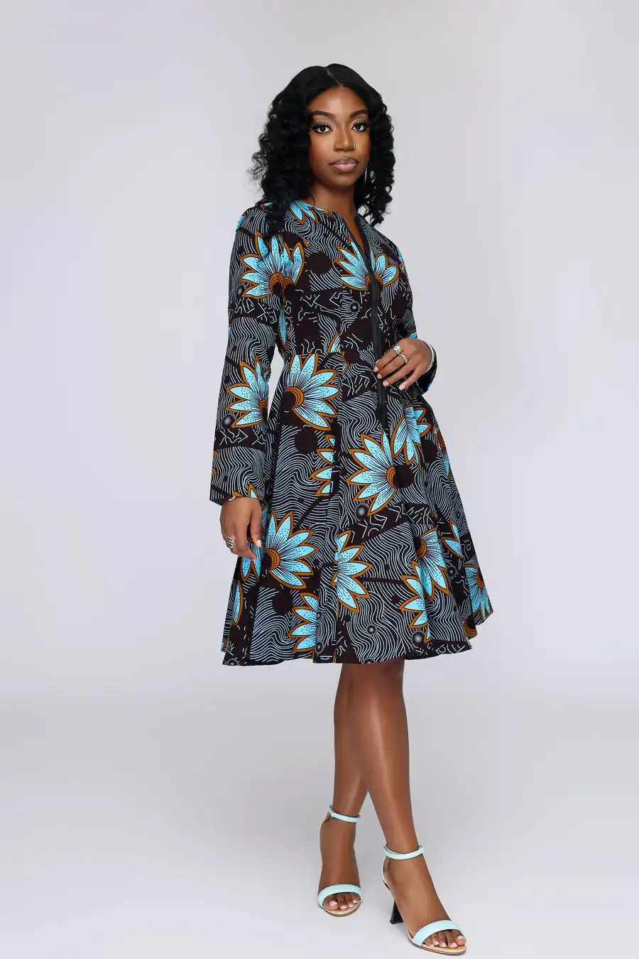 Ladies Summer Africa Clothing Women Dashiki Party African Clothes Ethnic New Fashion Women Maxi Print Dress