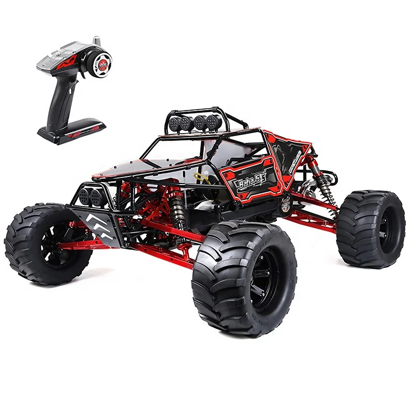 ROVAN BAHA5TS MAX 1 5 Petrol Fuel 2 Stroke Large 2.4G Aluminum CNC Metal EXT Off Road RC Truck 45CC Nitro Hobby Vehicle Toy