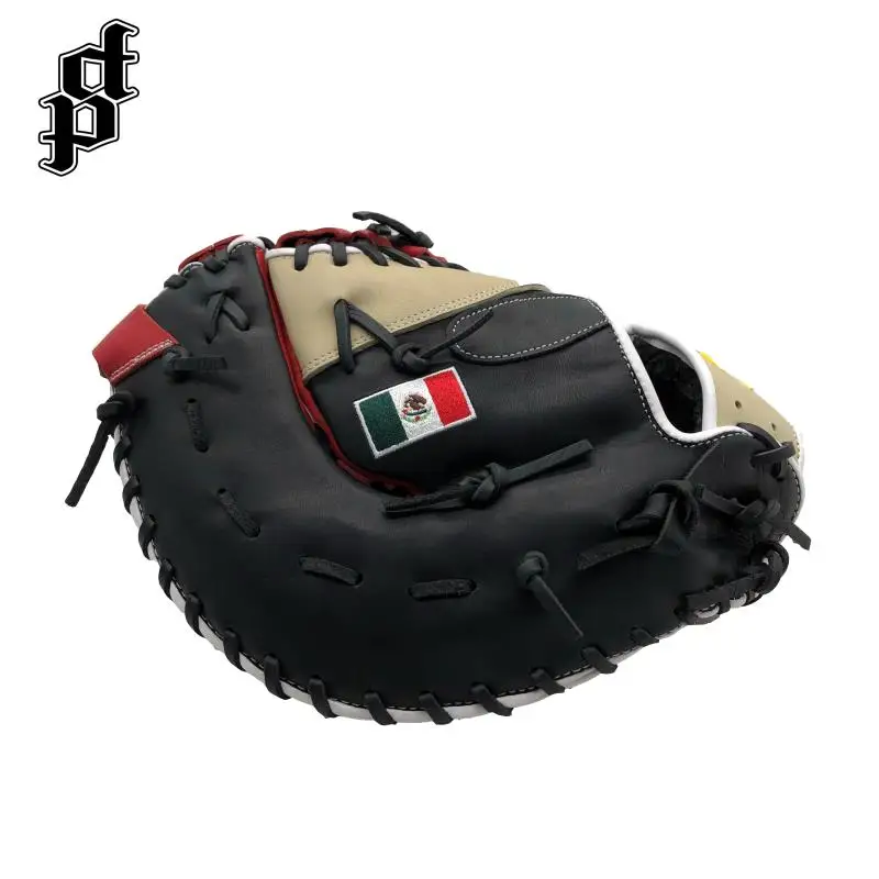 custom professional pitcher softball glove genuine kip leather baseball gloves