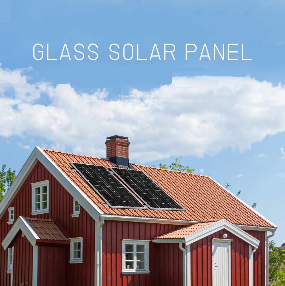 500W Solar Panel Flexible Monocrystalline Solar Cells 100~1000 Watt PV Module 12V 24V Photovoltaic Off Grid System