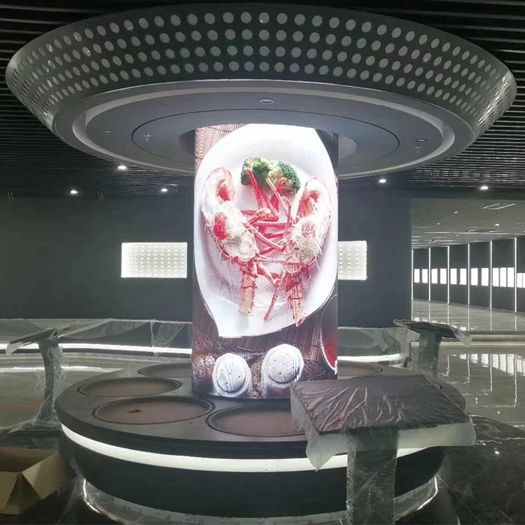 Креативный дизайн формы LED RGB рекламный дисплей