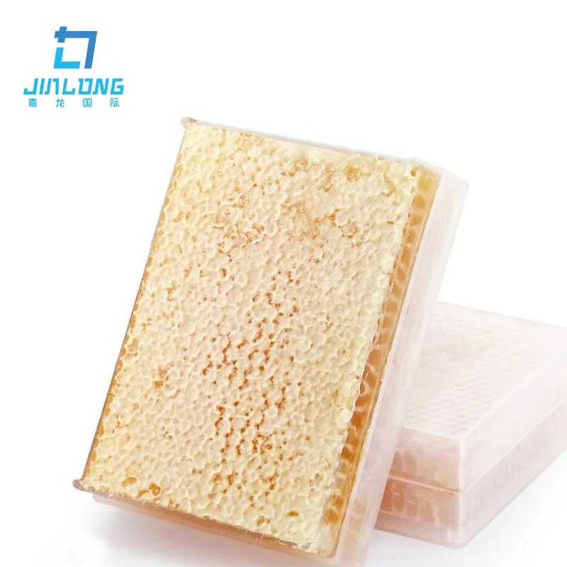 Best supplier raw honeycomb in 500g plastic cassette box for health