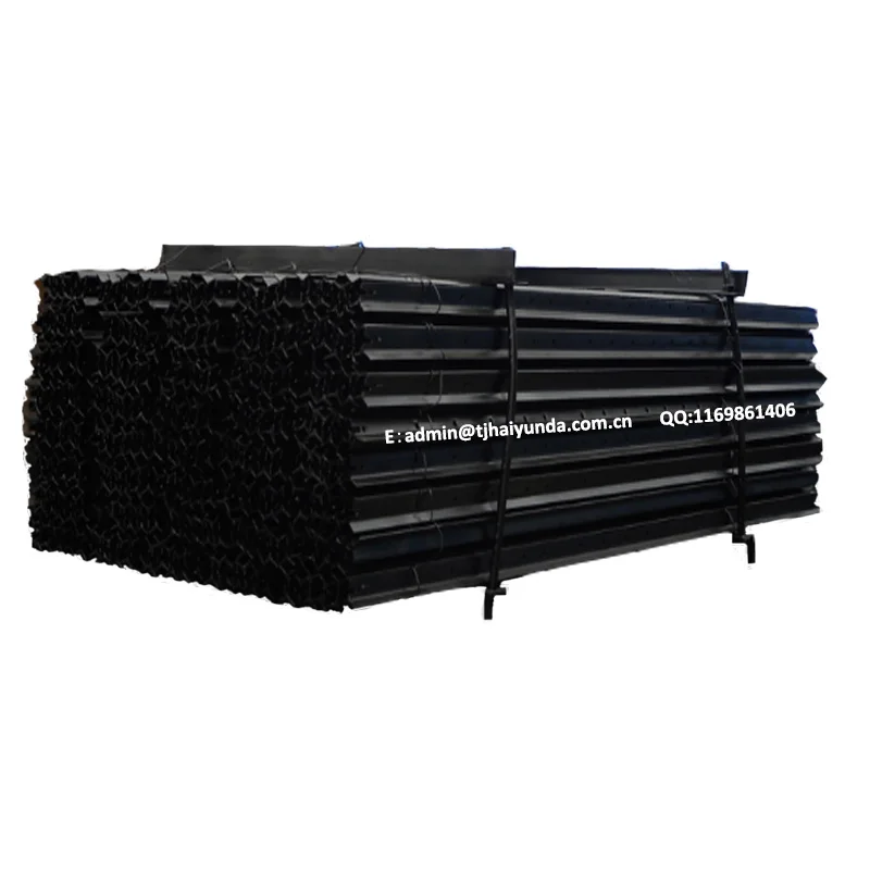 Star Pickets (Y Pickets) with a size of 1.35mtr Black bitumen coated Heavy Duty.