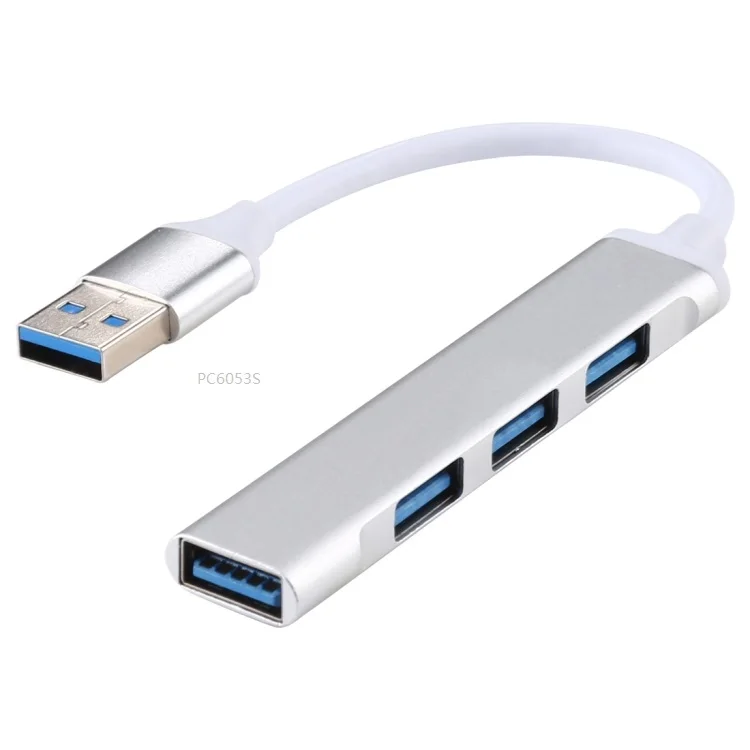 Горячая распродажа! A-809 4 x usb-концентратор 3,0 внешний 4-портовый USB разветвитель с микр USB зарядное устройство для ноутбука
