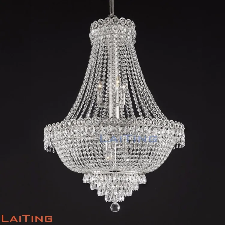 Оптовая продажа Золотая Империя винтажная хрустальная люстра огни