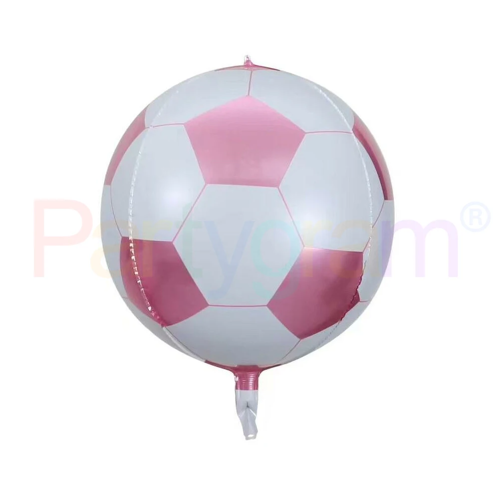 Football Party Supplies  Helium Decoration Foil Balloon, Buy Huge 22 Inch Red Pink Soccer Balloon