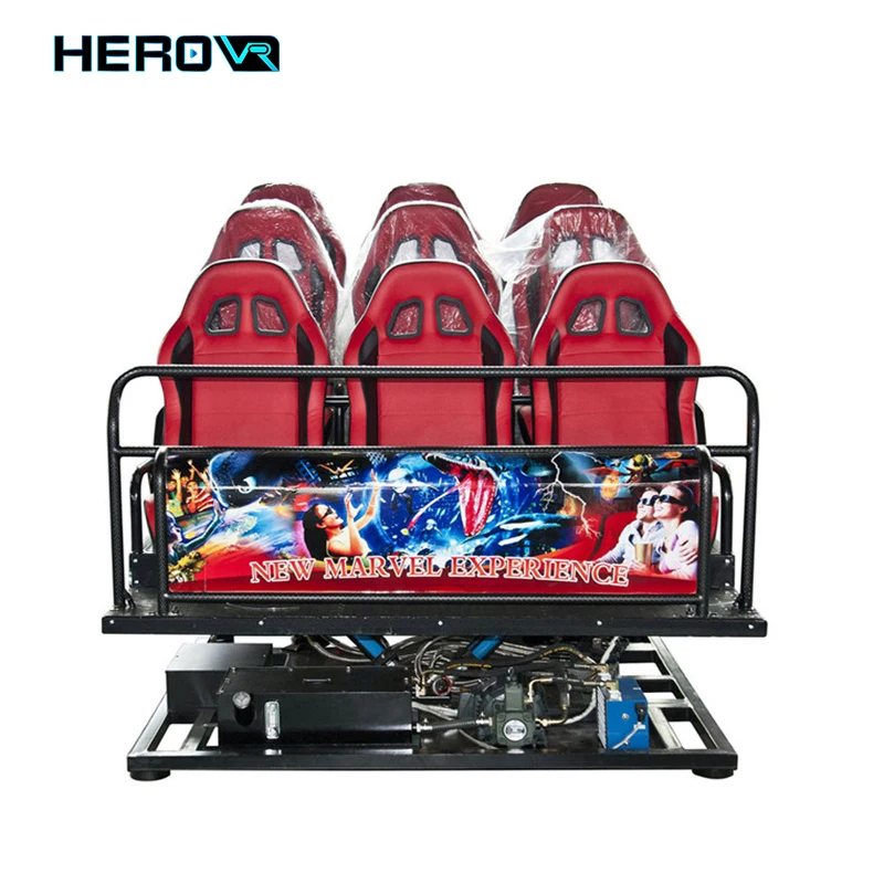 HEROVR 5D Cinema 9D Vr 6 Seats Simulator Games Cinema With Vr Games Machines