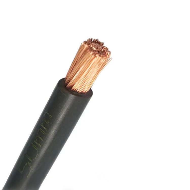 Custom Super flexible 100% pure copper conductor RUBBER or PVC sheath H01N2-D H01N2-E YH welding cable