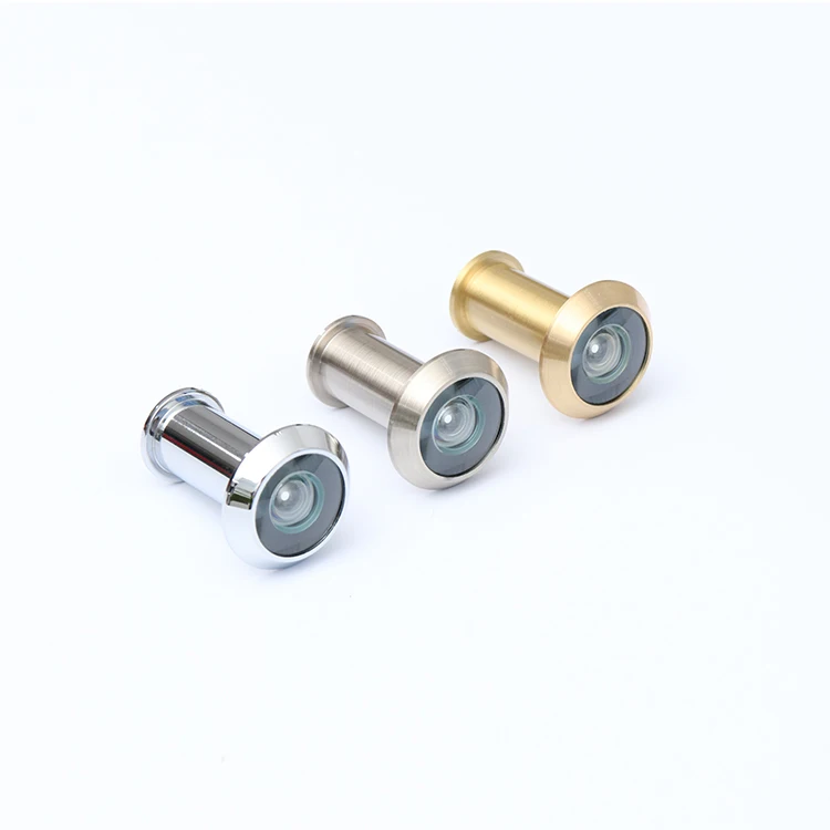 Wholesale Brass Multicolor wide angle Door Peephole Eye Viewer with glass lens