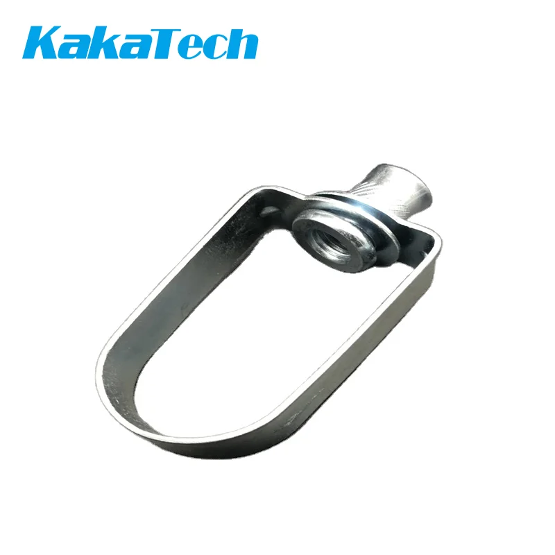 Heavy Duty Pipe Clamp Galvanized Steel Loop Hangers Adjustable Strut Loop Hanger