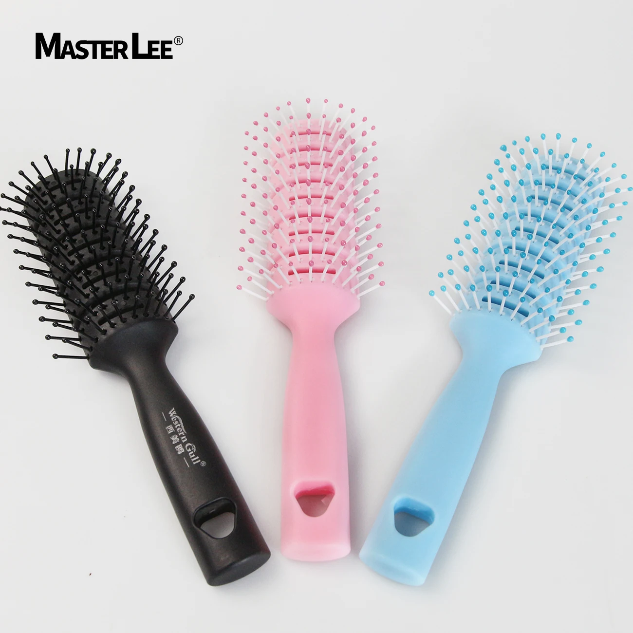 Wholesale price vent hair brush scalp massage brush high quality 	 hair extensions brush slicked-back hair