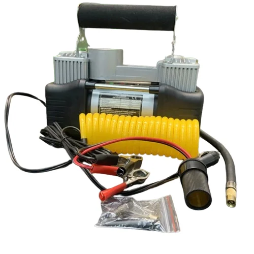 2023 Altertool Newest Product Double Cylinder Tire Inflator Portable Mini Electric Air Pump DC 12V Car tyre Inflator Compressor