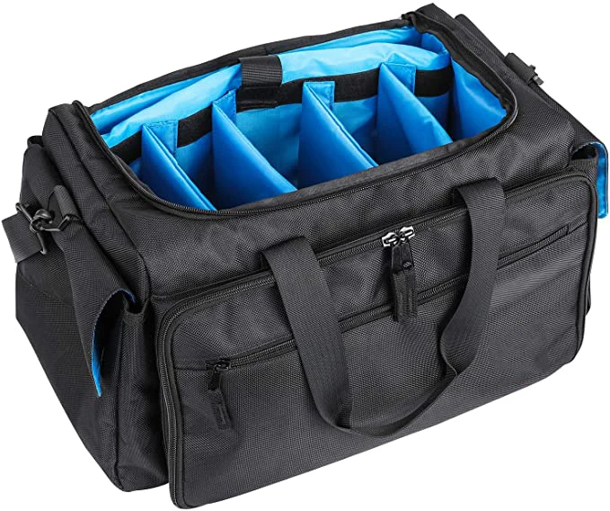 Musicians Gig Bag Gear Bag  For Guitarists Bass Players Sound Technicians DJ with large easy access to the main compartment