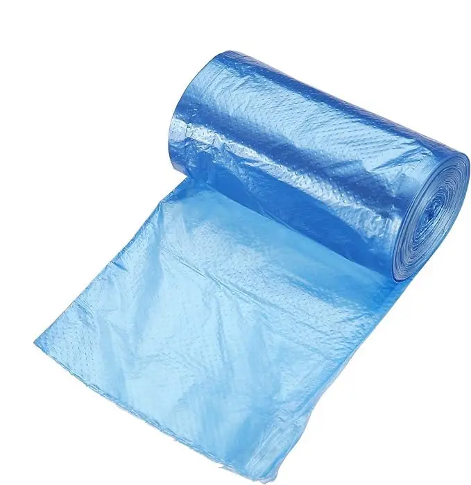 Bedroom Restroom Rubbish Plastic Rolled Wholesale waste Kitchen PE Biodegradable Trash Black Disposable garbage bags