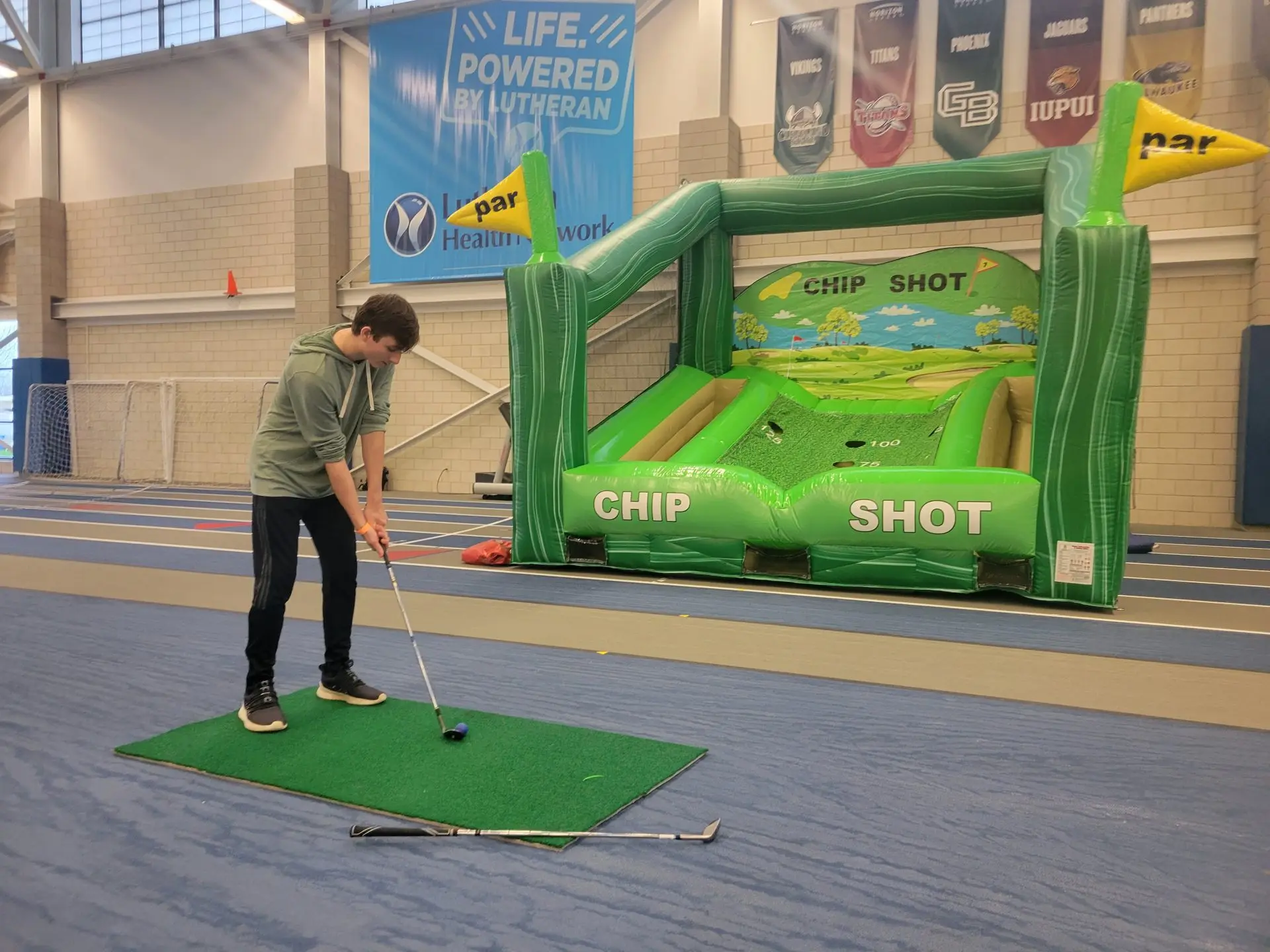 Inflatable Golf Inflatable Golf Ball Hitting Cage Inflatable Chip Shot Sports Golf Game