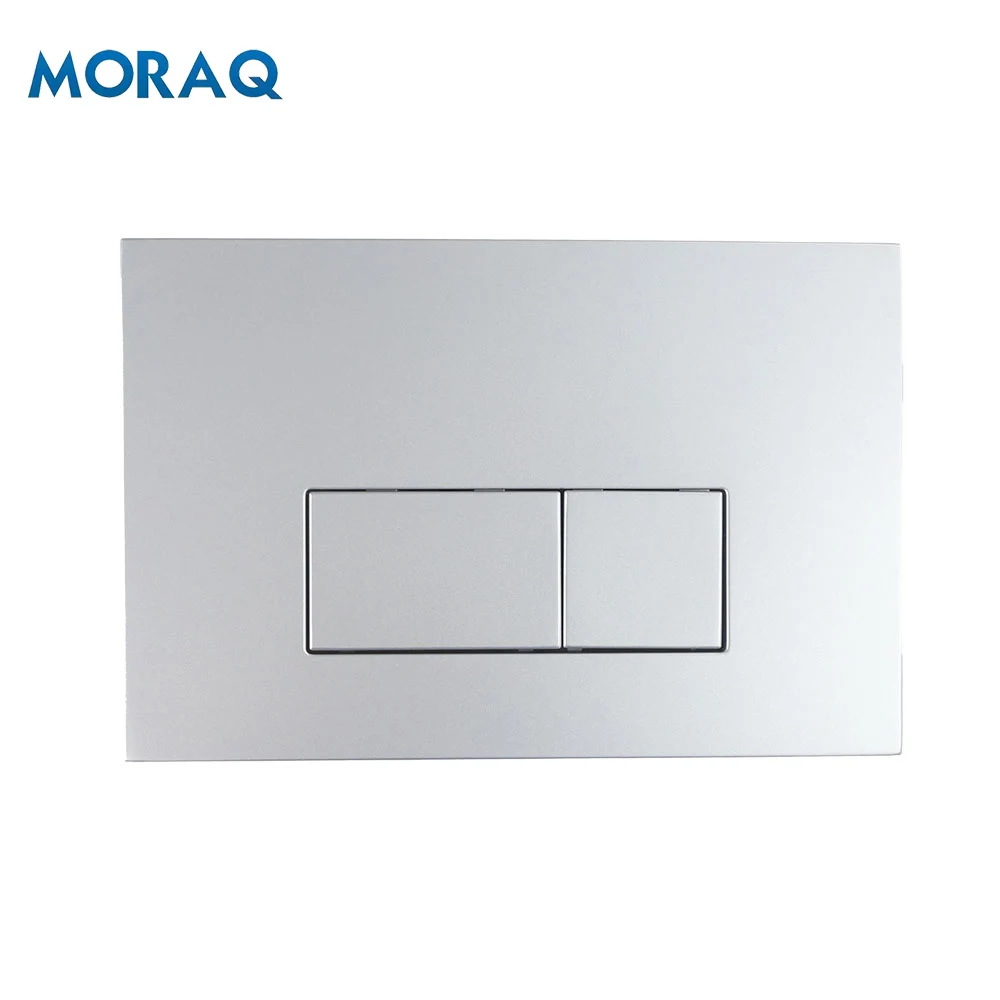 Interchangeable Brushed Silver Stainless Steel Bathroom Concealed Dual Flush Toilet Cistern Panel Plat