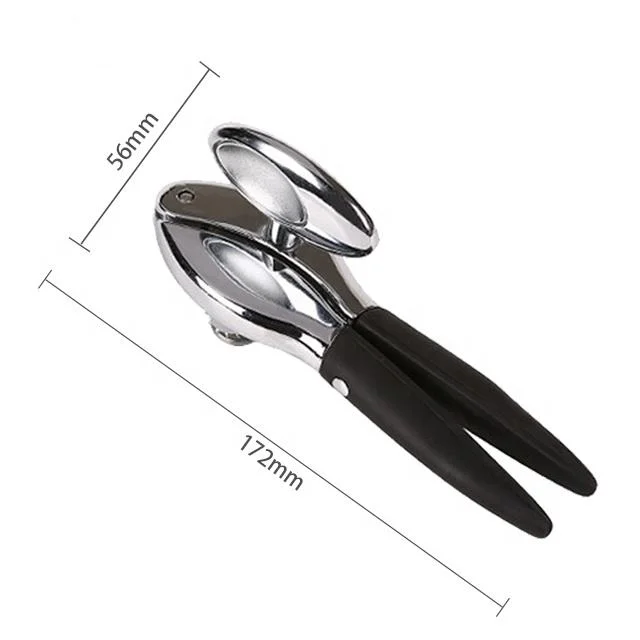 wholesale customized kitchen tools zinc alloy manual can opener with non-silp handle BPA free high quality household tin opener