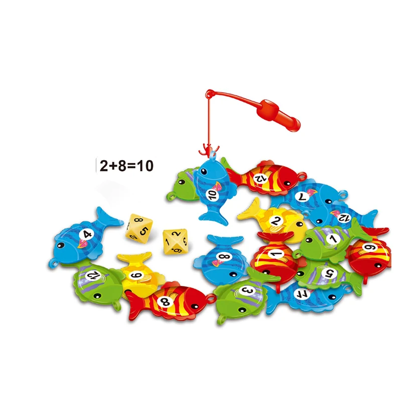 Wholesale Educational Fishing Game Toy Set for Kids Age Range 5 to 7 Years