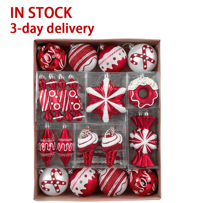 EAGLEGIFTS Small MOQ 60ct Holiday Party Decor Candy Ball Luxury Christmas Decoration Ornament