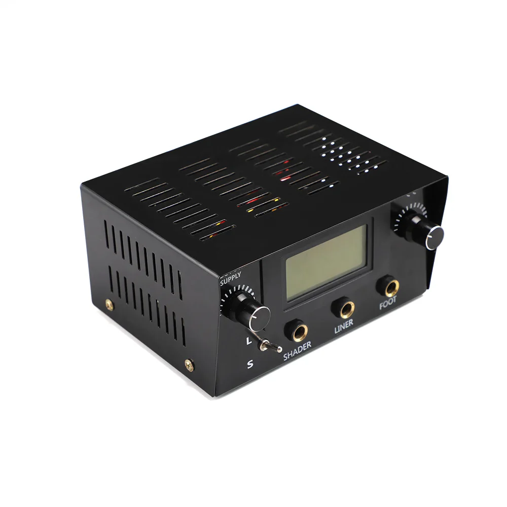 Wholesale High Quality Tattoo Power Supply 3 Colors Available Black/Red/Silver for Tattoo Machines