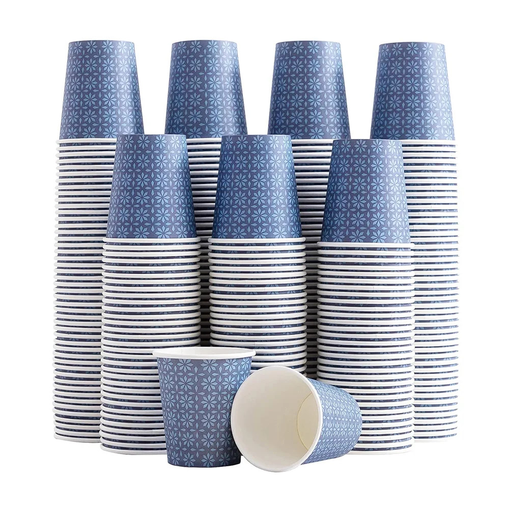 Custom service 8 oz 12 oz biodegradable paper coffee cups
