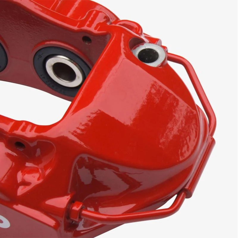 Good quality GT4 4 pot black caliper with slotted style disc with 355x28mm for BMW e92 335i 19 inch rear