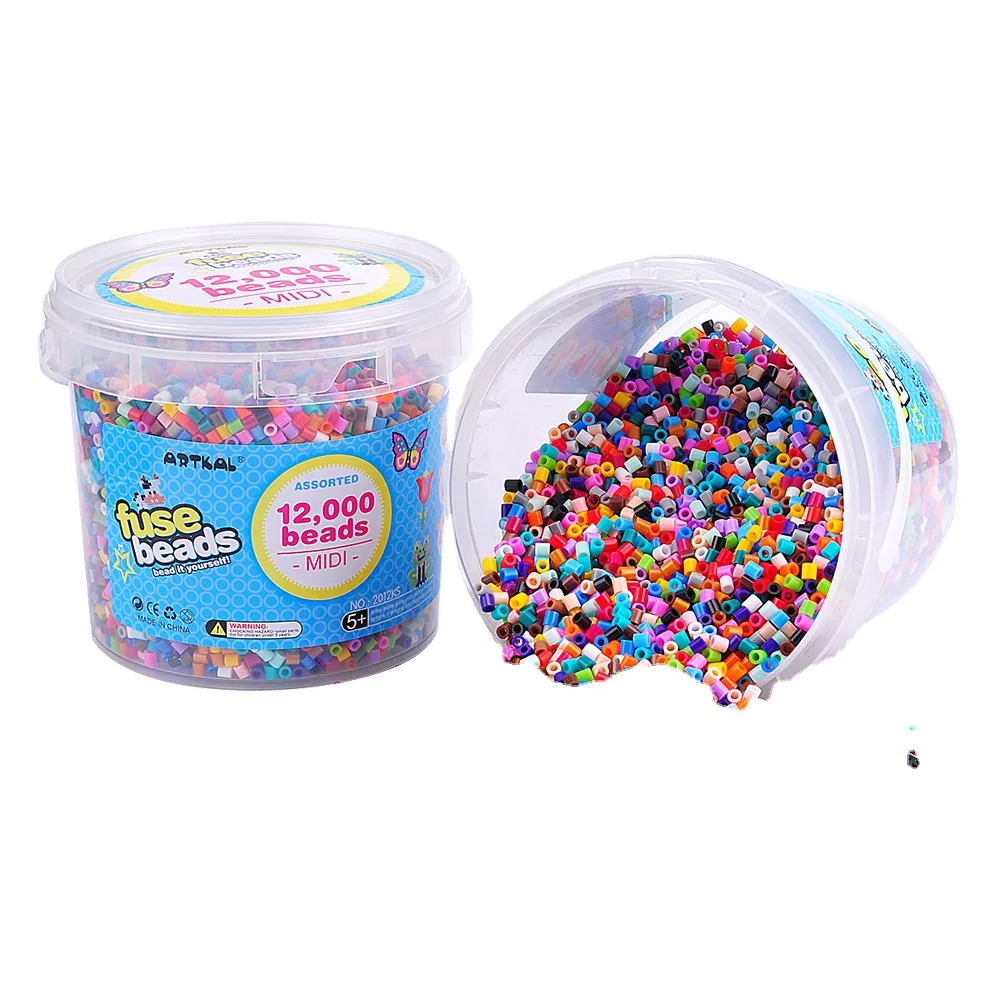Perler Beads 5mm 12,000pcs Artkal Beads bucket set 5mm Iron Eco-friendly Diy Craft Artkal Beads For Children Baby
