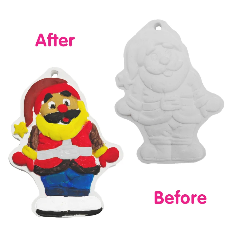 DIY toys make your own christmas Plaster painting kit drawing kit educational arts and crafts kit color for kids