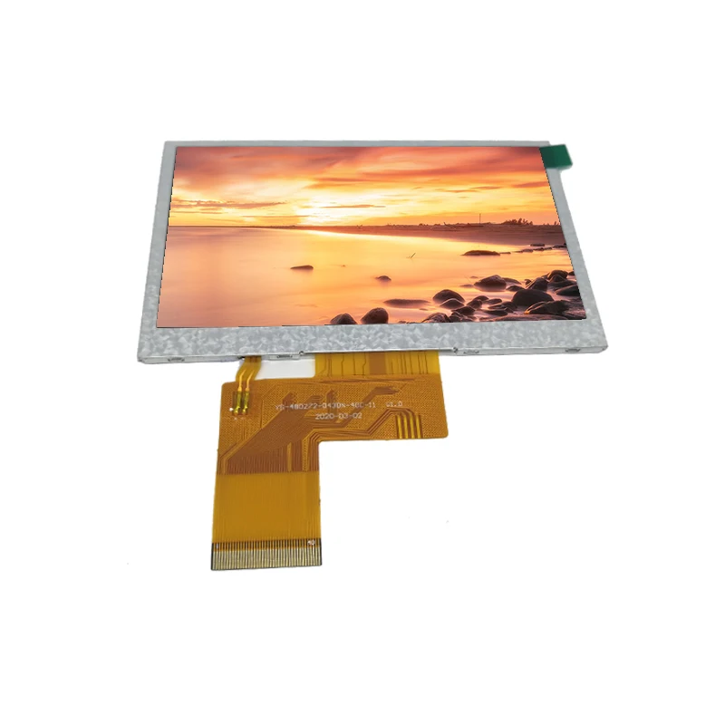 Shenzhen 480*272 Resolution TFT LCD TN Display Modules 4.3 inch TFT LCD Display Panel