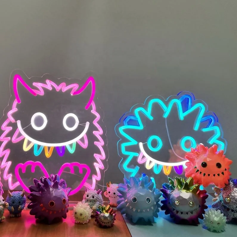 Sharpy Beam Light Acrylic Invitation Card Christmas Onesie Pajamas Hand Knit Letter for Wall Hanging