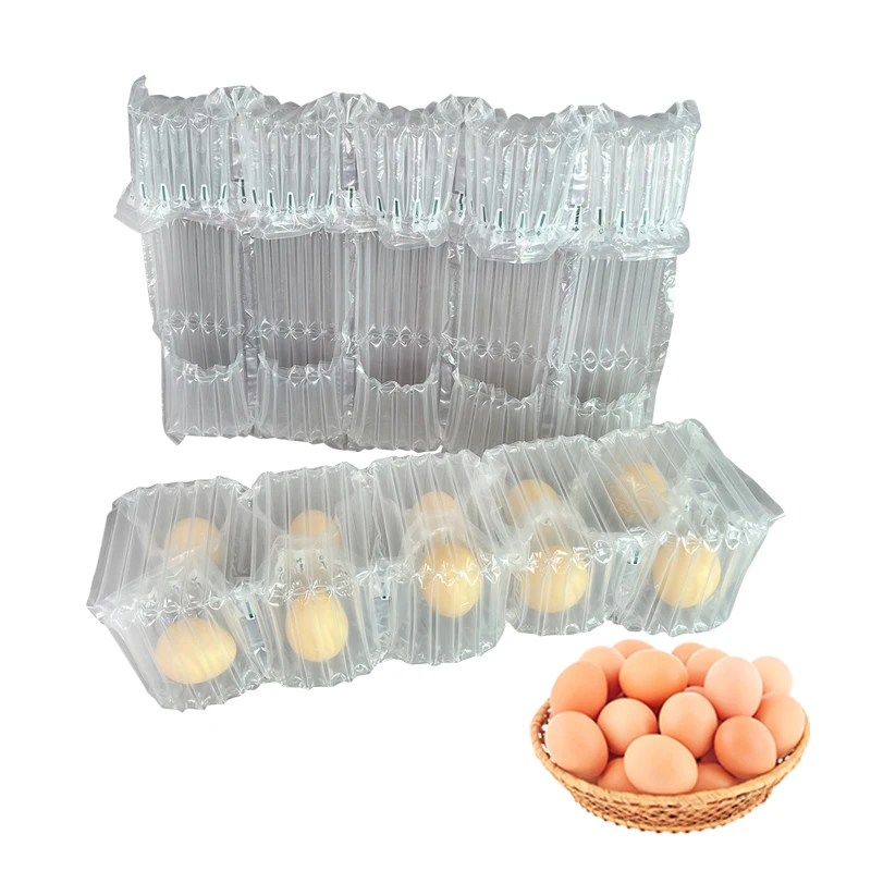 Factory directly for custom packing air bubble film protect manufacturer wine inflatable air column bag packaging for eggs