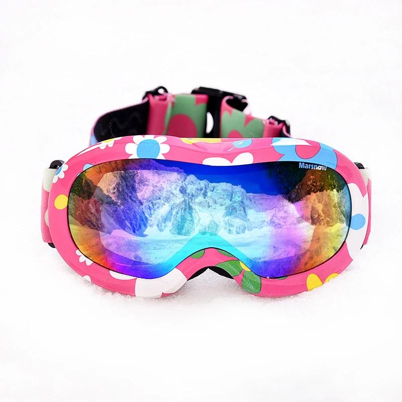 
Photochromic Sports Racing Custom Logo Anti Impact Snow Glasses Ski Goggle For Children 