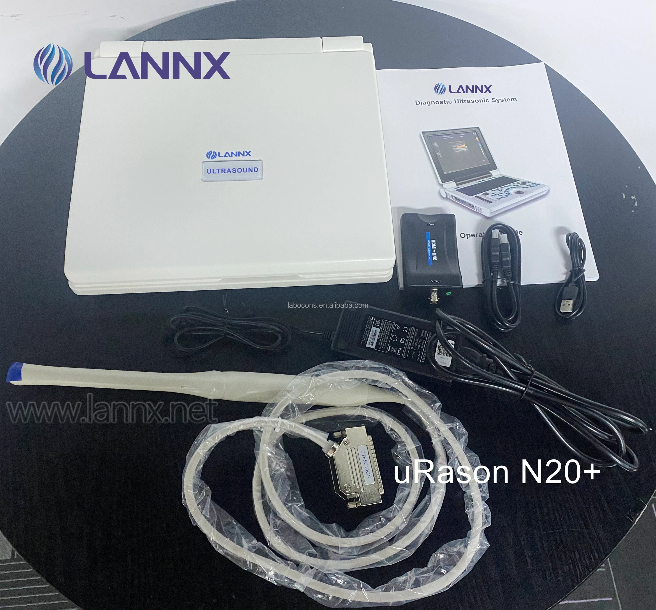 LANNX URason N20+ Optional 3D Imaging Medical Portable Full Digital Ultrasound Machine Clinic Ultrasound Diagnostic Instrument