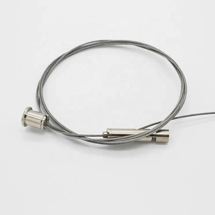 Factory price stainless Wire rope LED hanging kit  for lighting industry