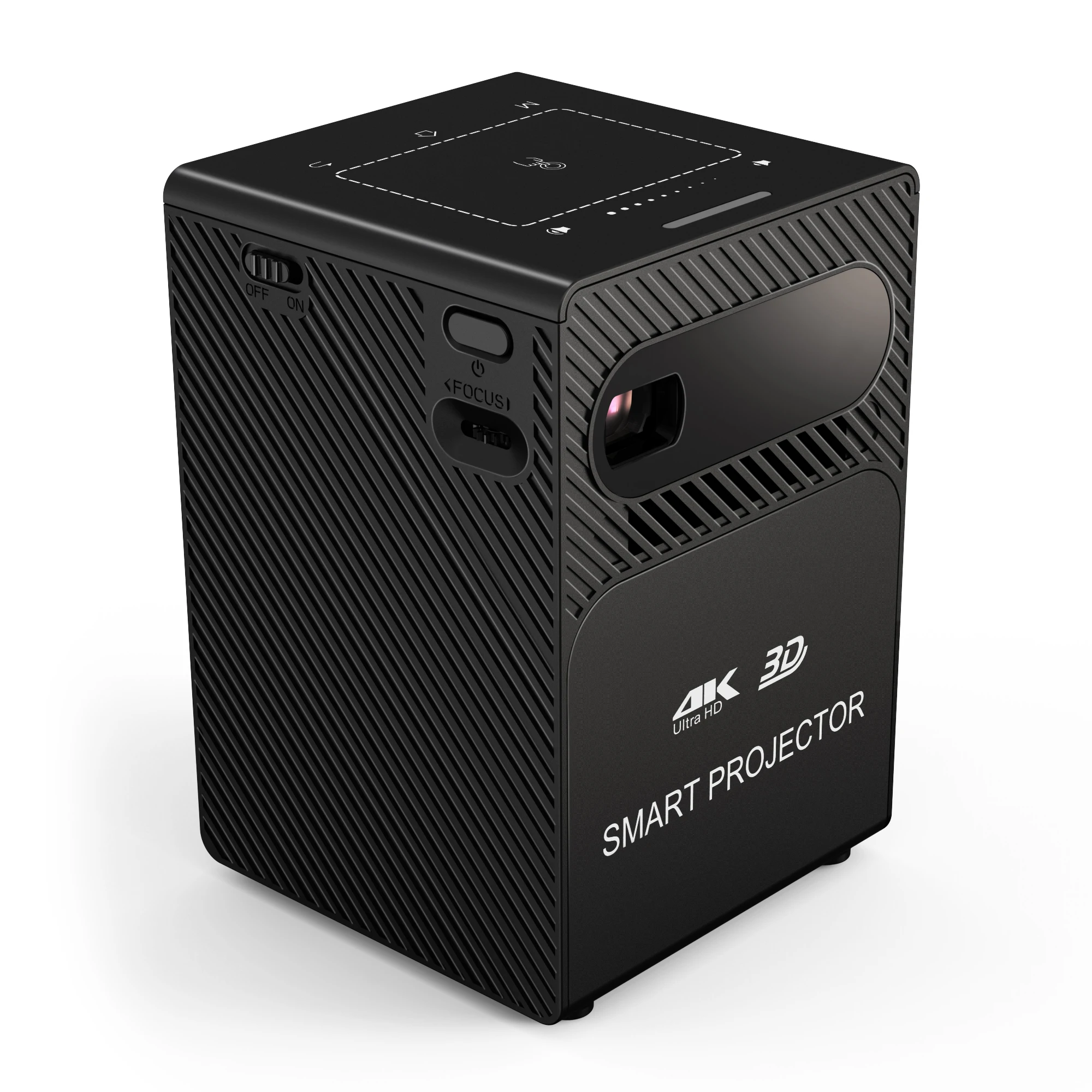 FLYIN Mini Projector 4K DLP Wireless Portable Movie Projector Home Theater HD Projector With Tripod