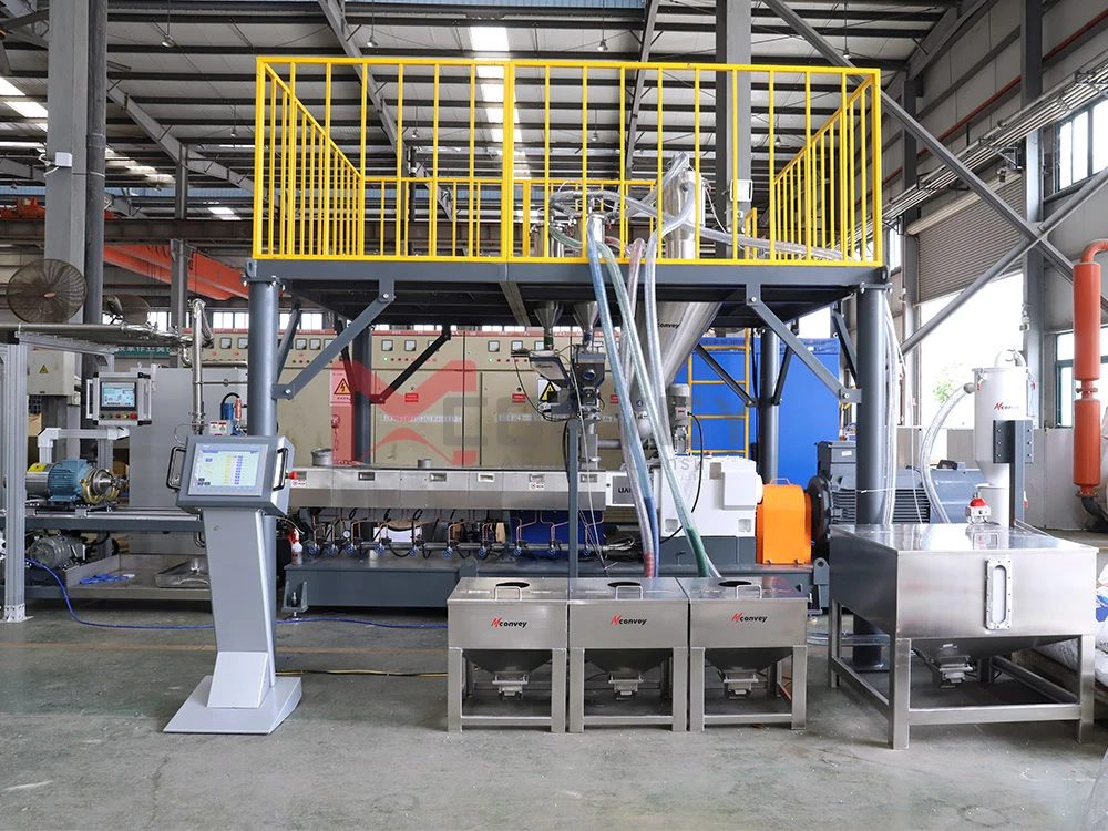 Pmma virgin granules pellets making machinery twin screw extruder pe polycarbonate extrusion plastic pelletizing machine price
