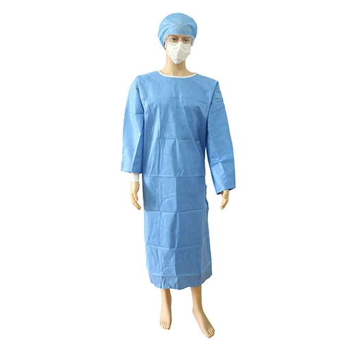 Wholesale medical sms cpe pe ppe pp isolation gown level 3 level 4 isolation gown ce iso approved cheap price