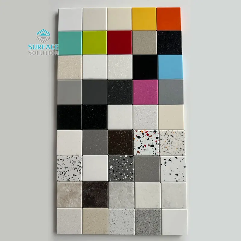 100% Acrylic Solid Surface 6-30mm LG Solid Surface Marble Sheet for Kitchen Top and Vanity Top