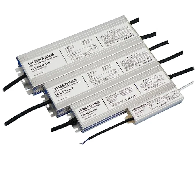 Водонепроницаемый силовой трансформатор Светодиодный драйвер 12 В наружный источник питания коммутация переменного тока 100-265 60 Вт 100 120 для светодиодных световых