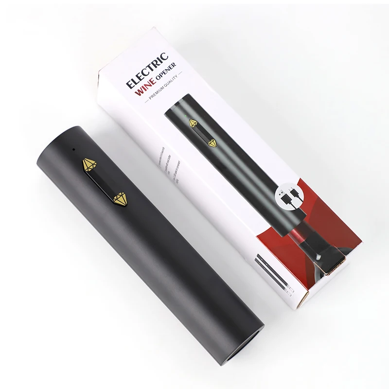 Factory Wholesale New Hot Items Rechargeable Electric Wine Opener Corkscrew with Powerful Motor for Home Kitchen Bar Use