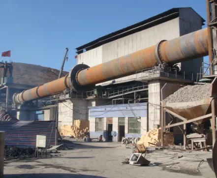 horizontal rotary lime kiln for active lime production