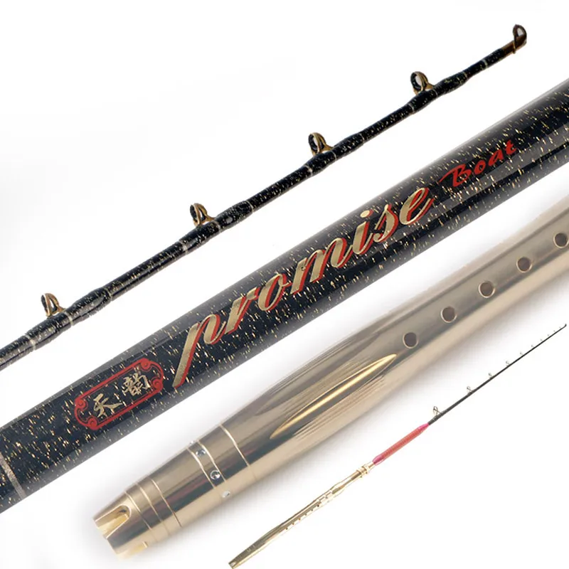 Wholesales Strong Carbon Fiber Big Game Saltwater Boat Trolling Rod Heavy Fishing Pole